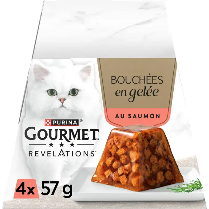 GOURMET™ REVELATIONS™ au Saumon - Bouchées en gelée 