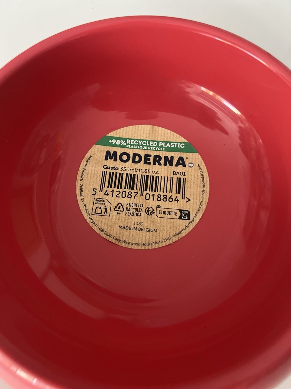 Gamelle Moderna Gusto 350ml — Rouge — image 2
