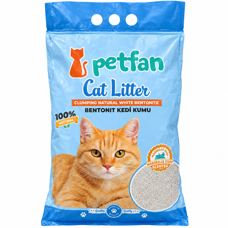 Litière pour chat Petfan — Parfum Savon de Marseille