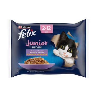 Felix Junior Fantastic Pouches 4 x 85g
