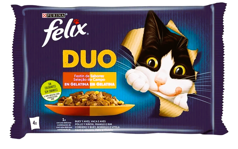 Pâtée pour chat Felix Duo — Sélection de la Ferme