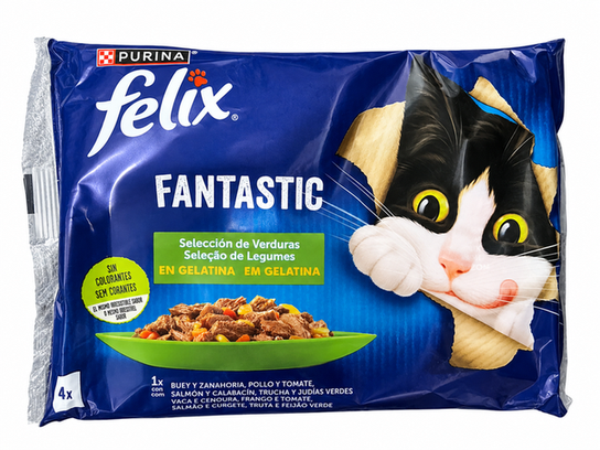 Pâtée pour chat Felix Fantastic — Sélection de Légumes