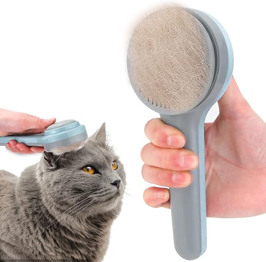Brosse Autonettoyante pour Chien et Chat