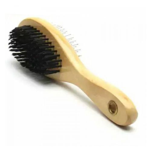 Brosse Double Face en Bois pour Chien et Chat — image 2