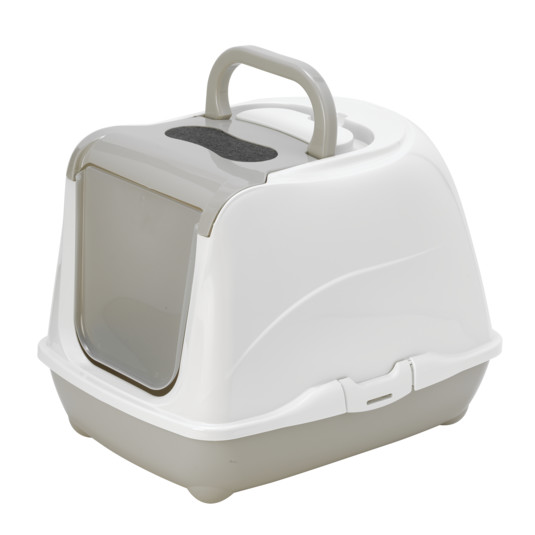 Bac à Litière pour Chat avec Pelle Moderna Flip - Gris — image 2