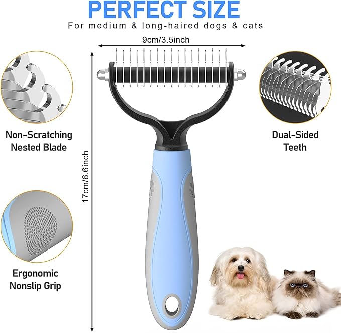 Peigne Démêleur Double Face pour Chien et Chat — image 2