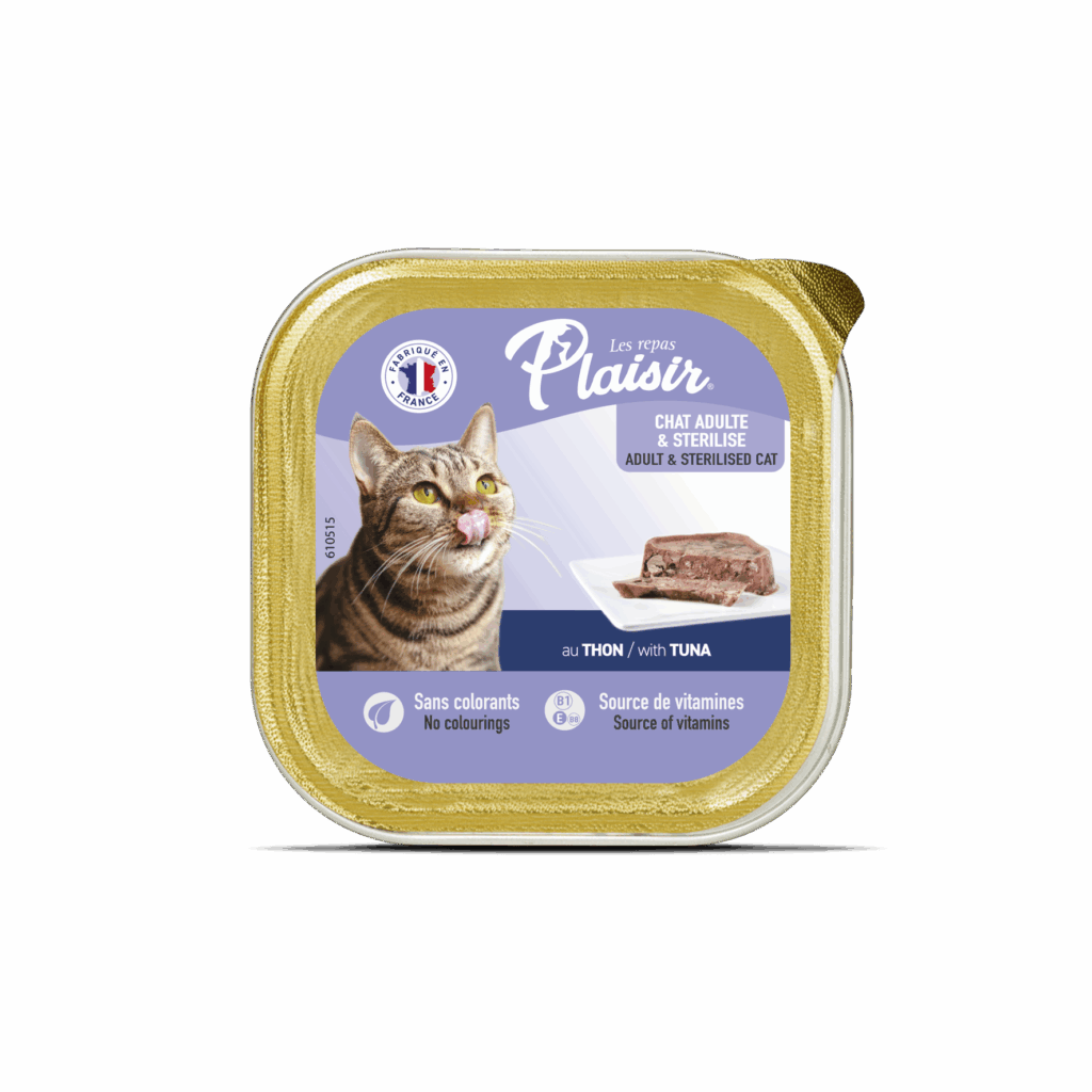 Pâtée pour chat Plaisir — au Thon