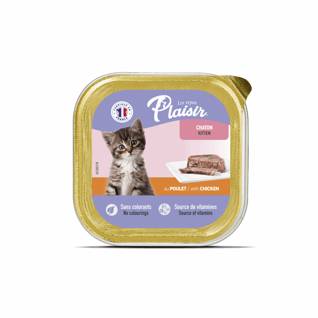 Pâtée pour chaton Plaisir — au Poulet
