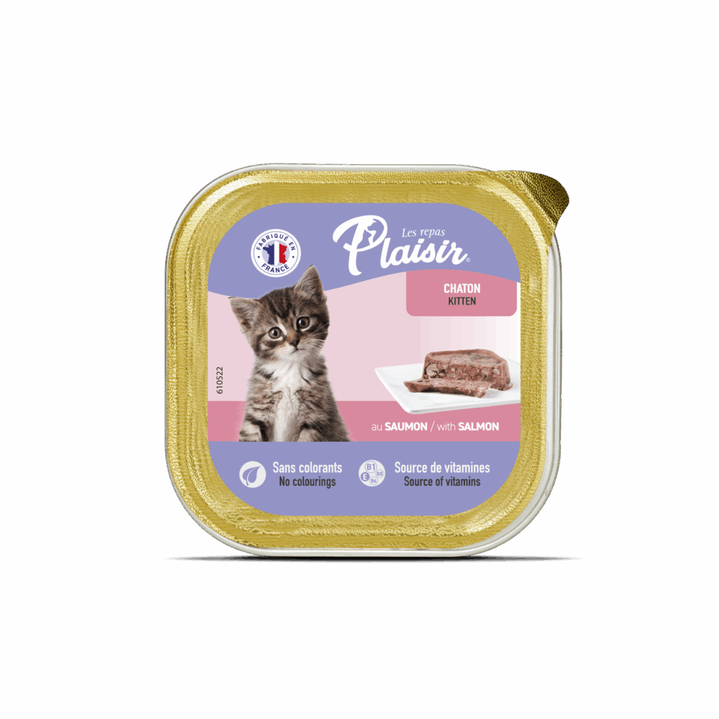 Pâtée pour chaton Plaisir — au Saumon