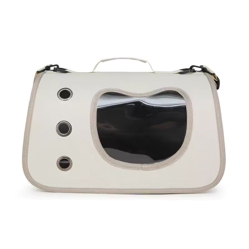 Sac de Transport Pliable pour Chat avec Fenêtre Panoramique